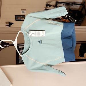 Adidas workout crop top